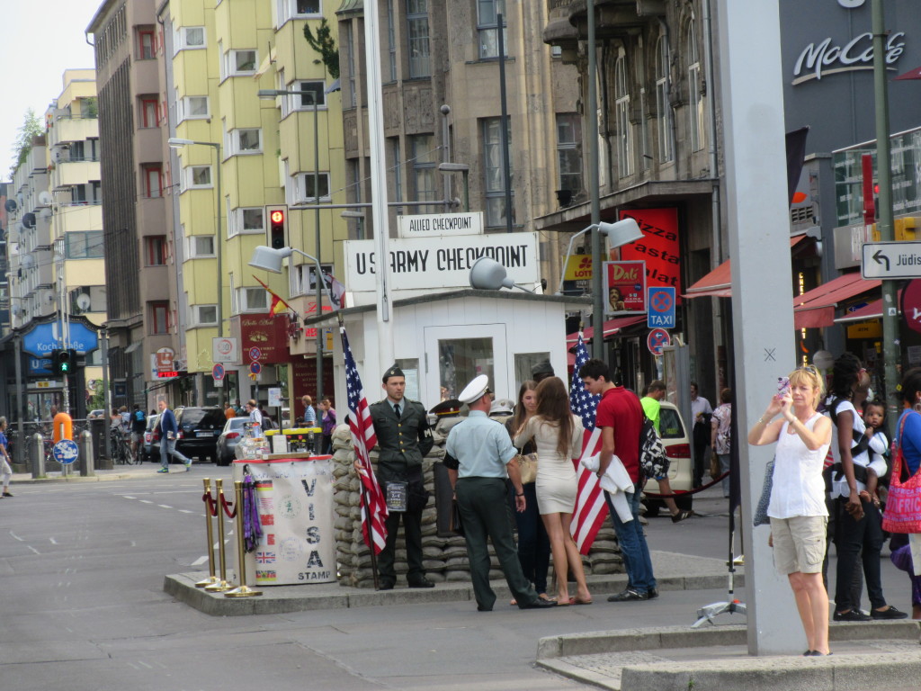 Checkpoint Charlie Today. 2014
