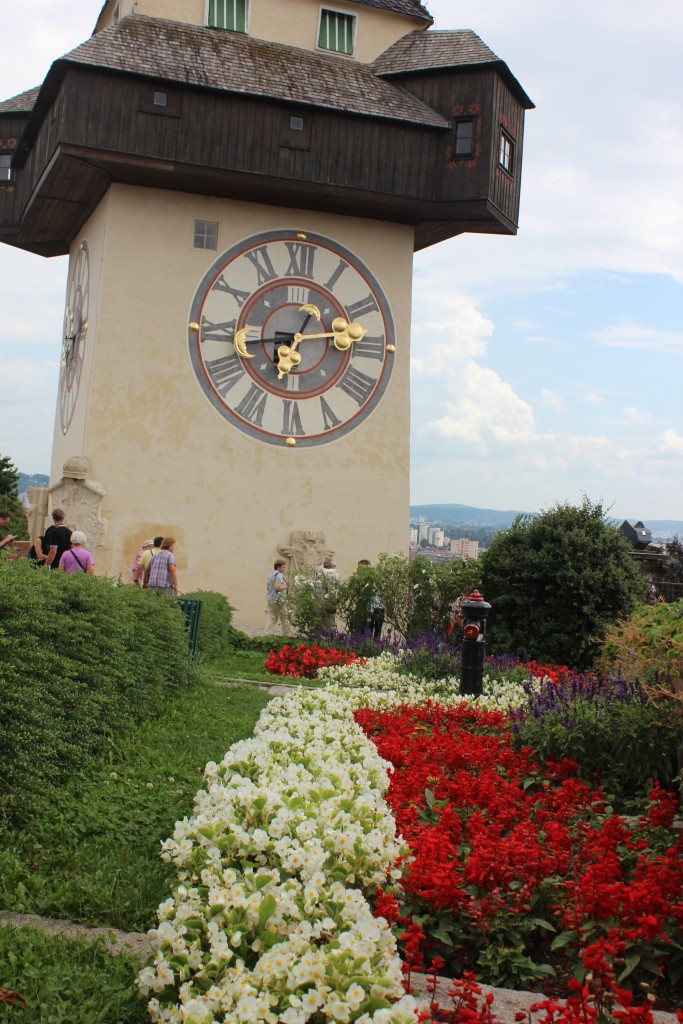 Clock Tower in Graz, Austria